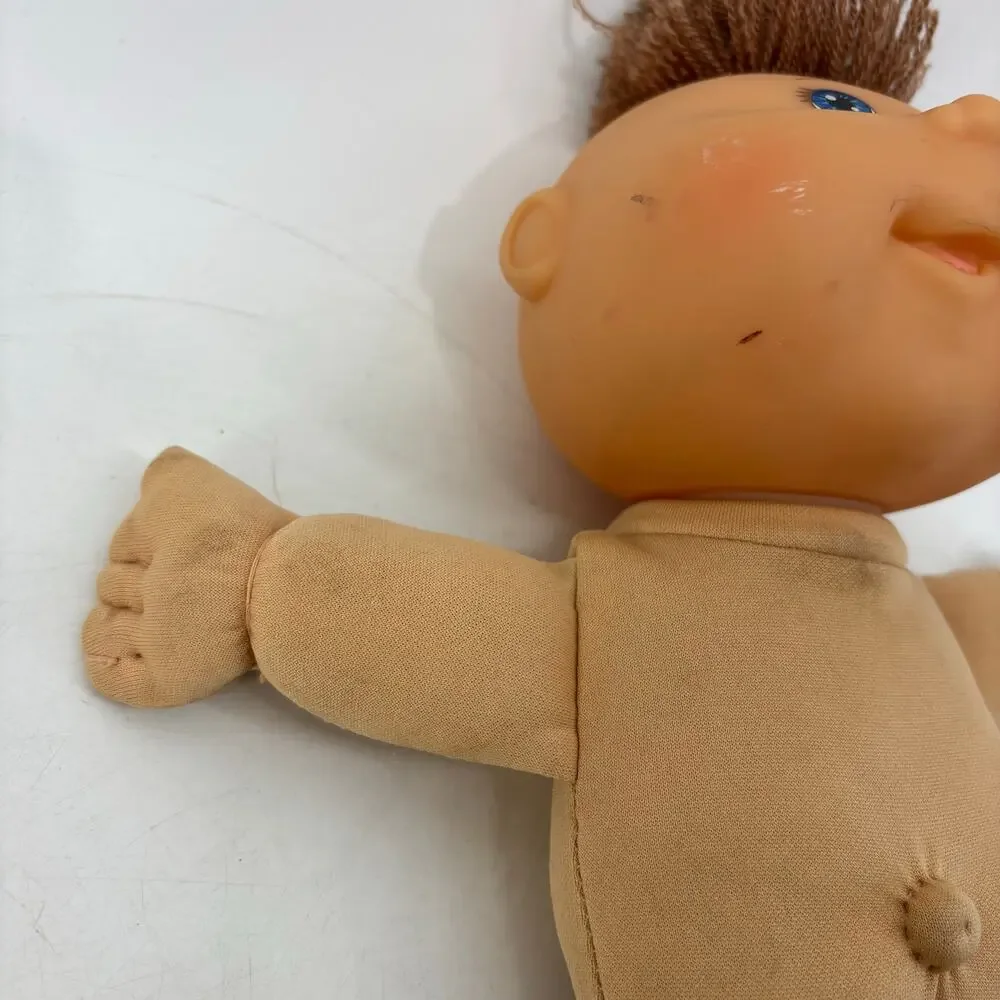 Cabbage Patch Kids CPK Baby Doll Blue Eye Brown Hair 2009